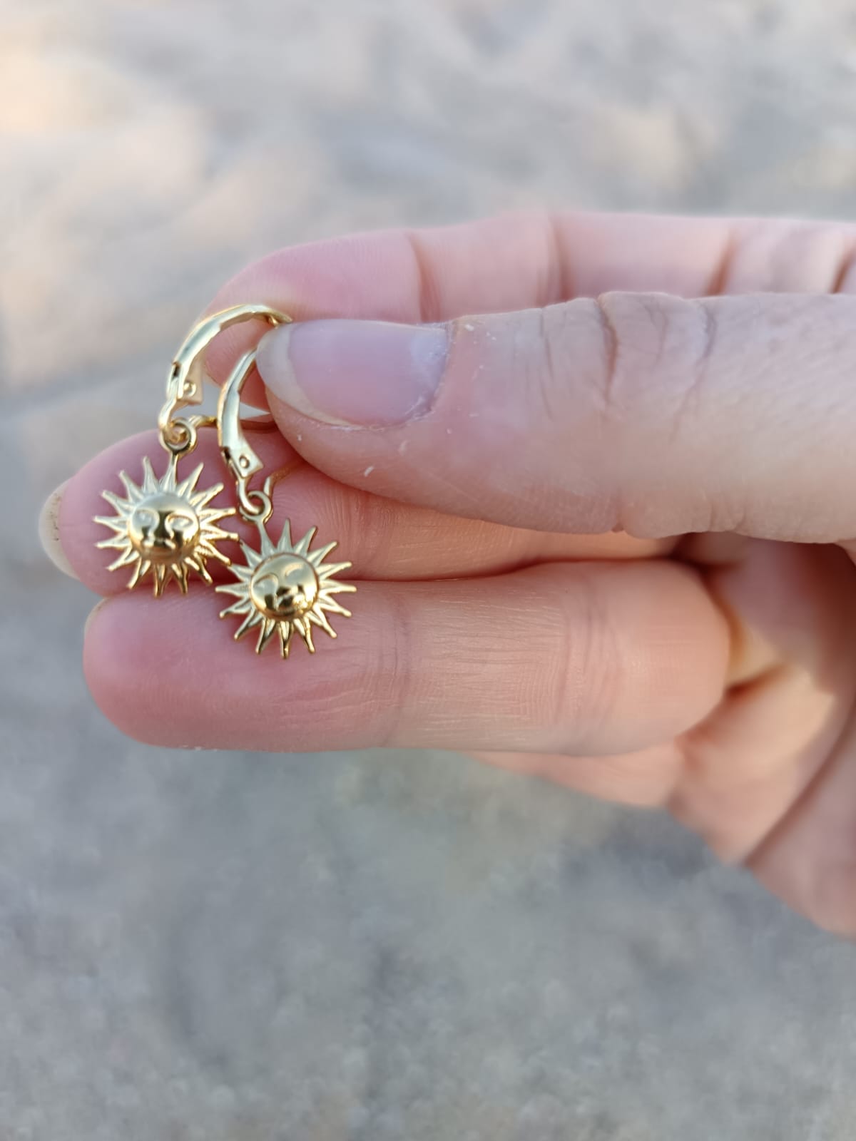 Boucles d'oreilles Soleil