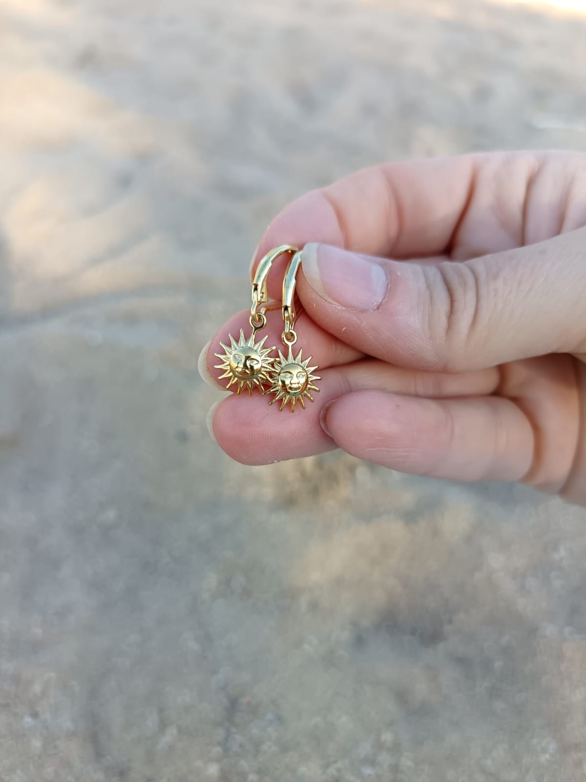 Boucles d'oreilles Soleil
