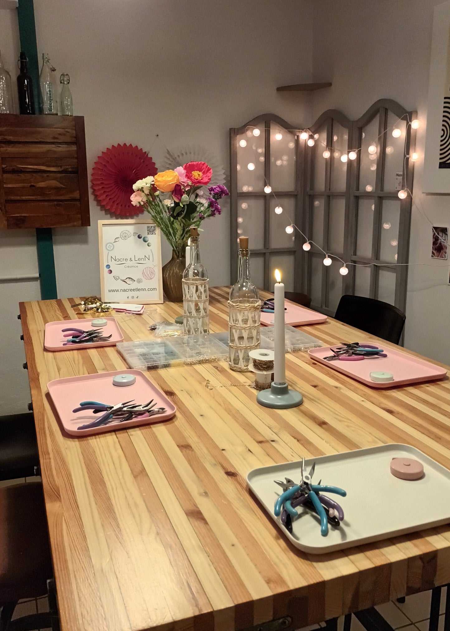 Atelier bijoux & Apéro - Jeudi 17/04/25 (19h / 21h)