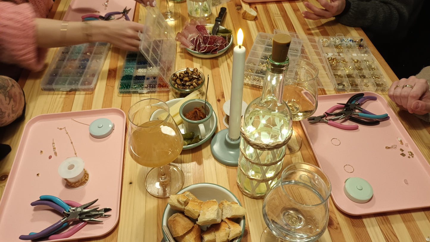 Atelier bijoux & Apéro - Jeudi 17/04/25 (19h / 21h)