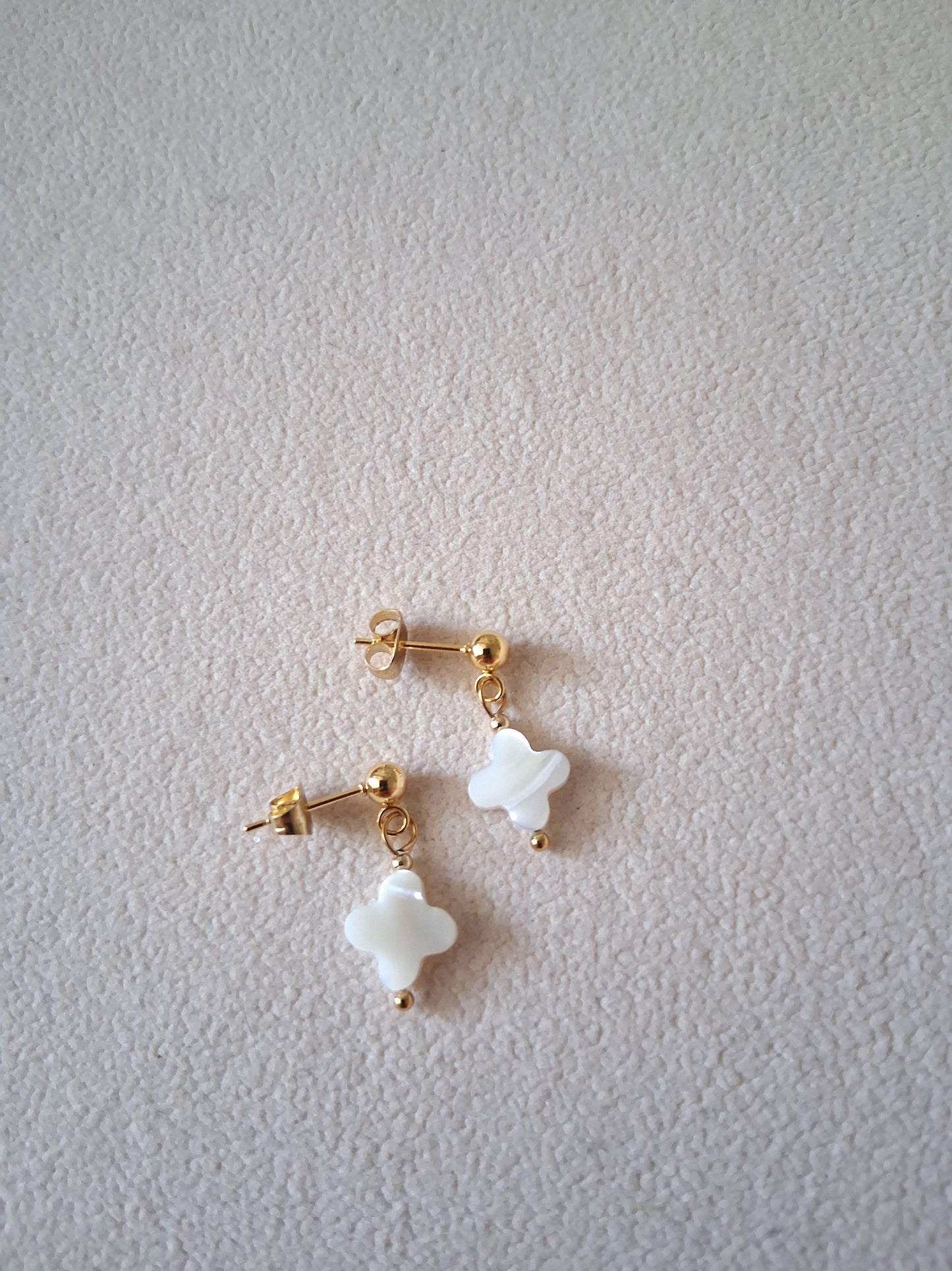 Ensemble collier + boucles d'oreilles Mariage personnalisé