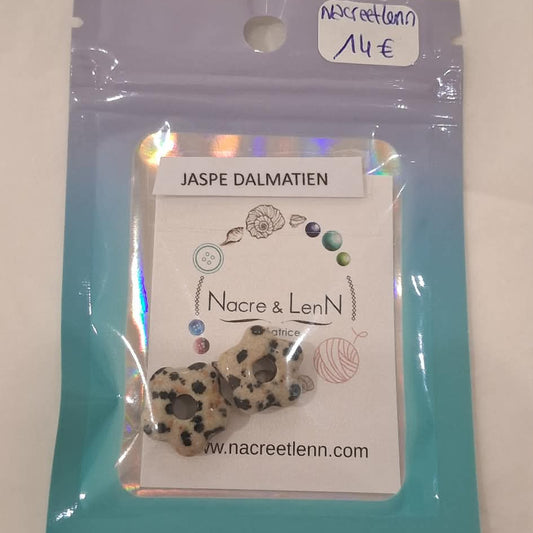 Pampilles fleurs - Jaspe Dalmatien