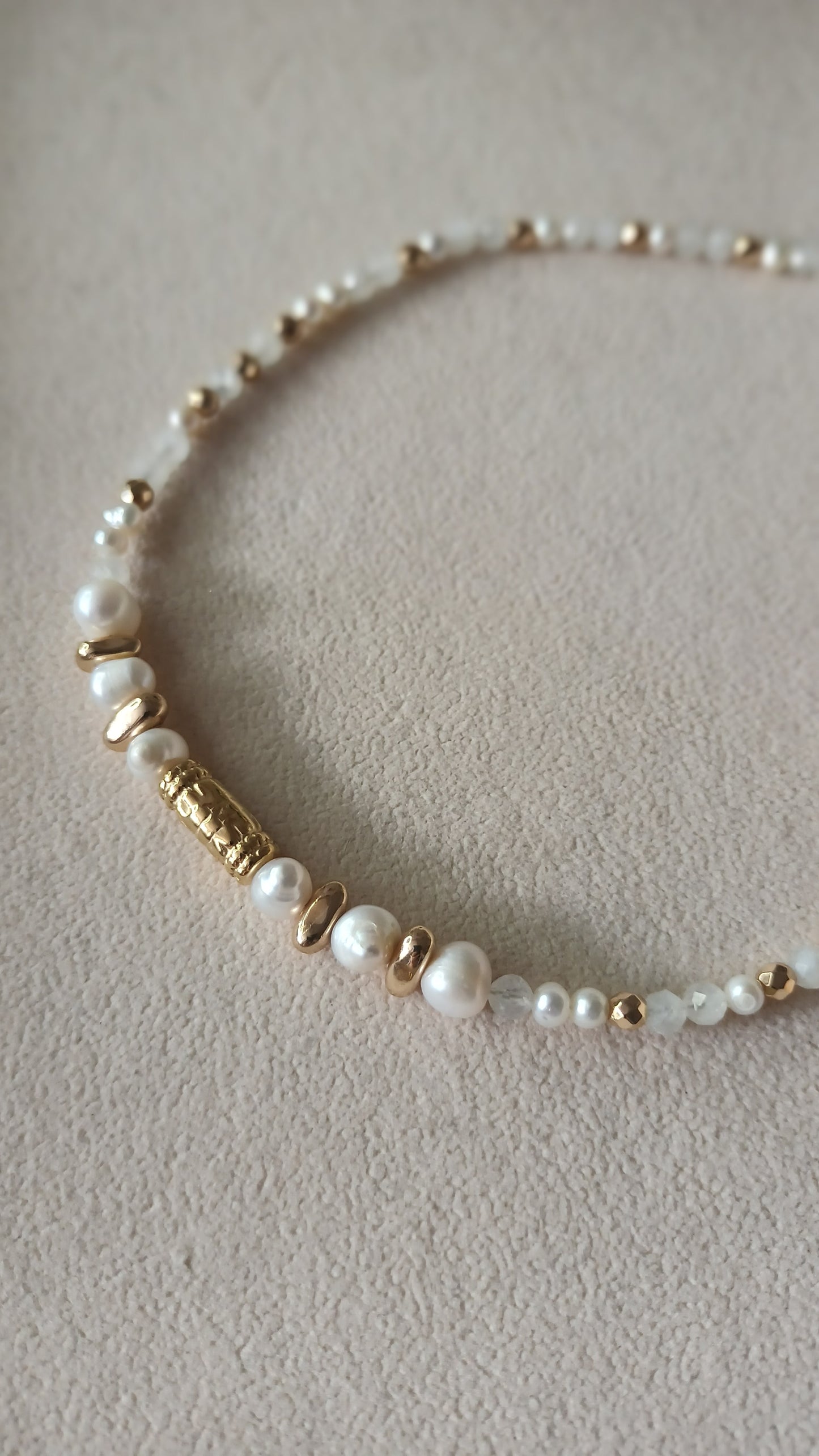 Collection été : Collier Nomade et perle d'eau douce
