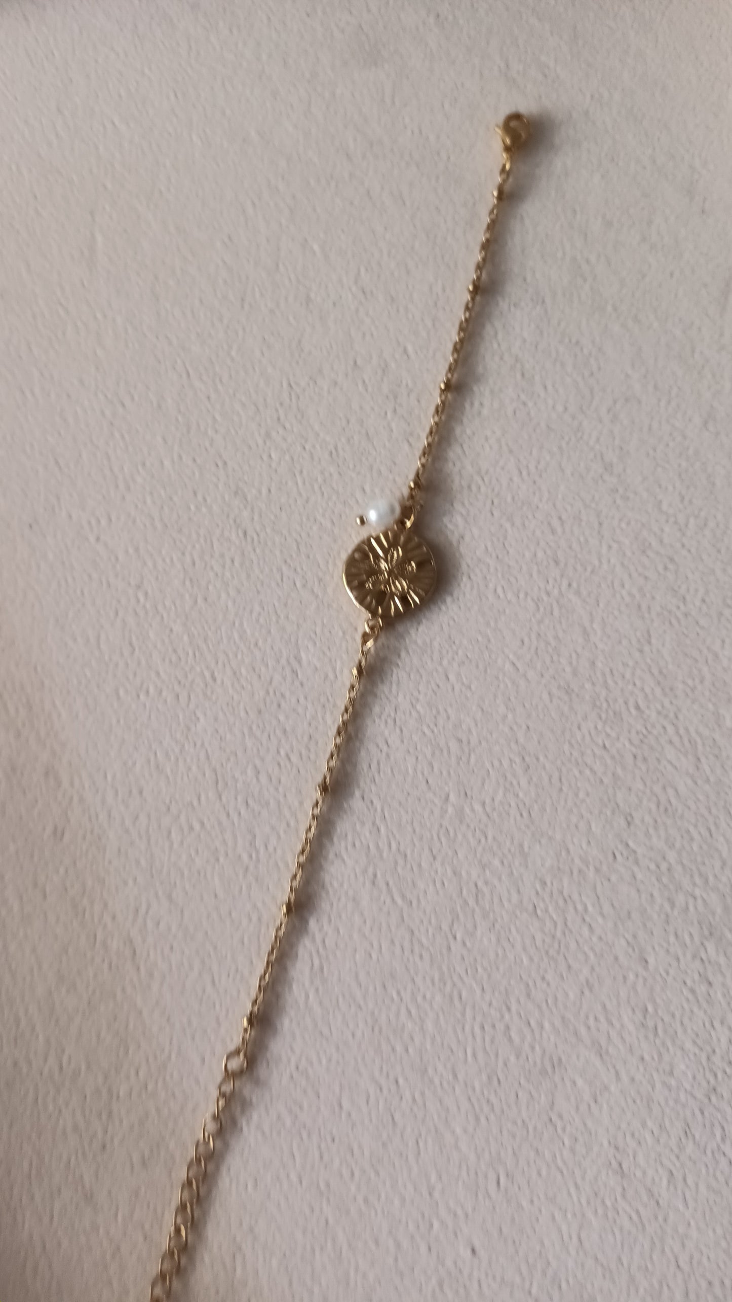 Collection été : Bracelet dollar des sables et perles d'eau douce