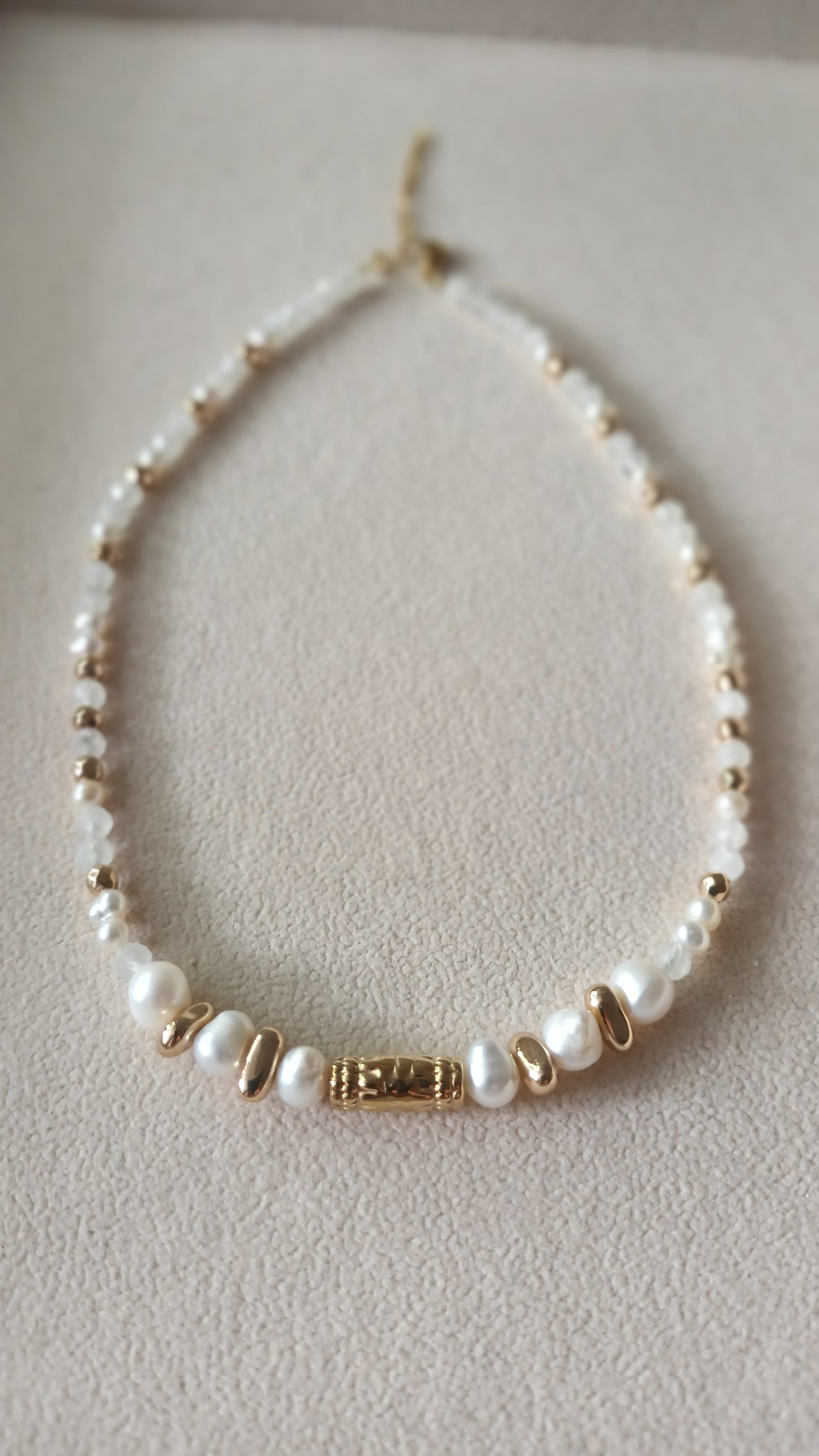 Collection été : Collier Nomade et perle d'eau douce