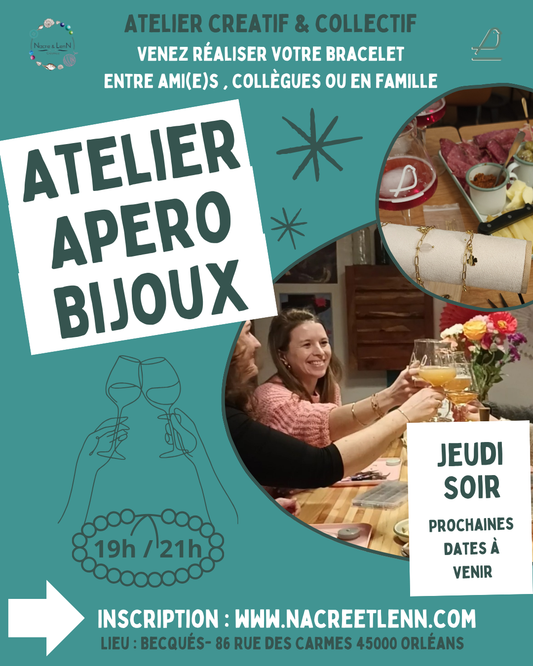 Taller de Joyería y Aperitivo - Jueves 17/04/25 (19.00h / 21.00h)